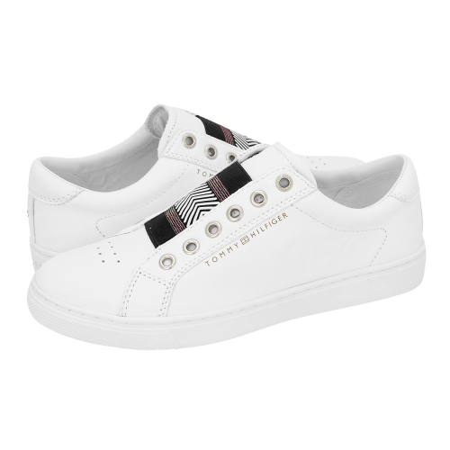 Iconic Metallic Elastic Sneaker - Tommy 