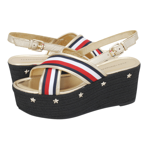 Tommy Hilfiger Corporate Ribbon Flatform Sandal platforms