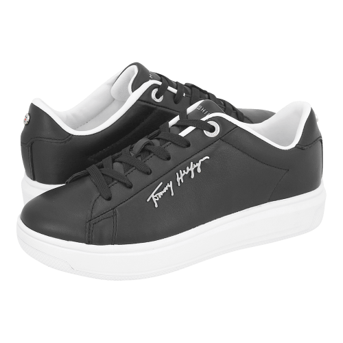 Tommy Hilfiger Signature Leather Sneaker casual shoes
