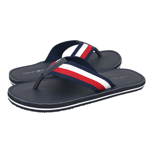 Tommy Hilfiger Elevated Leather Beach Sandal sandals