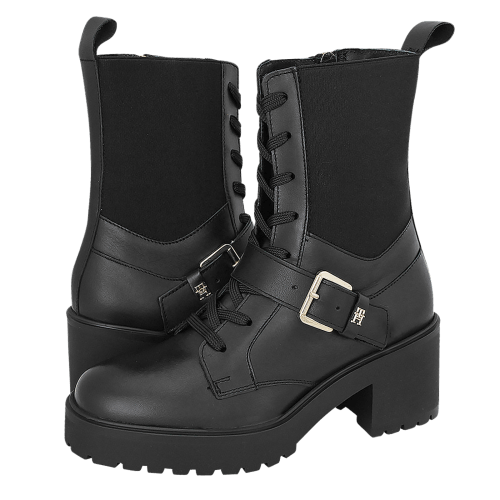 Tommy Hilfiger Belt Leather Boot low boots