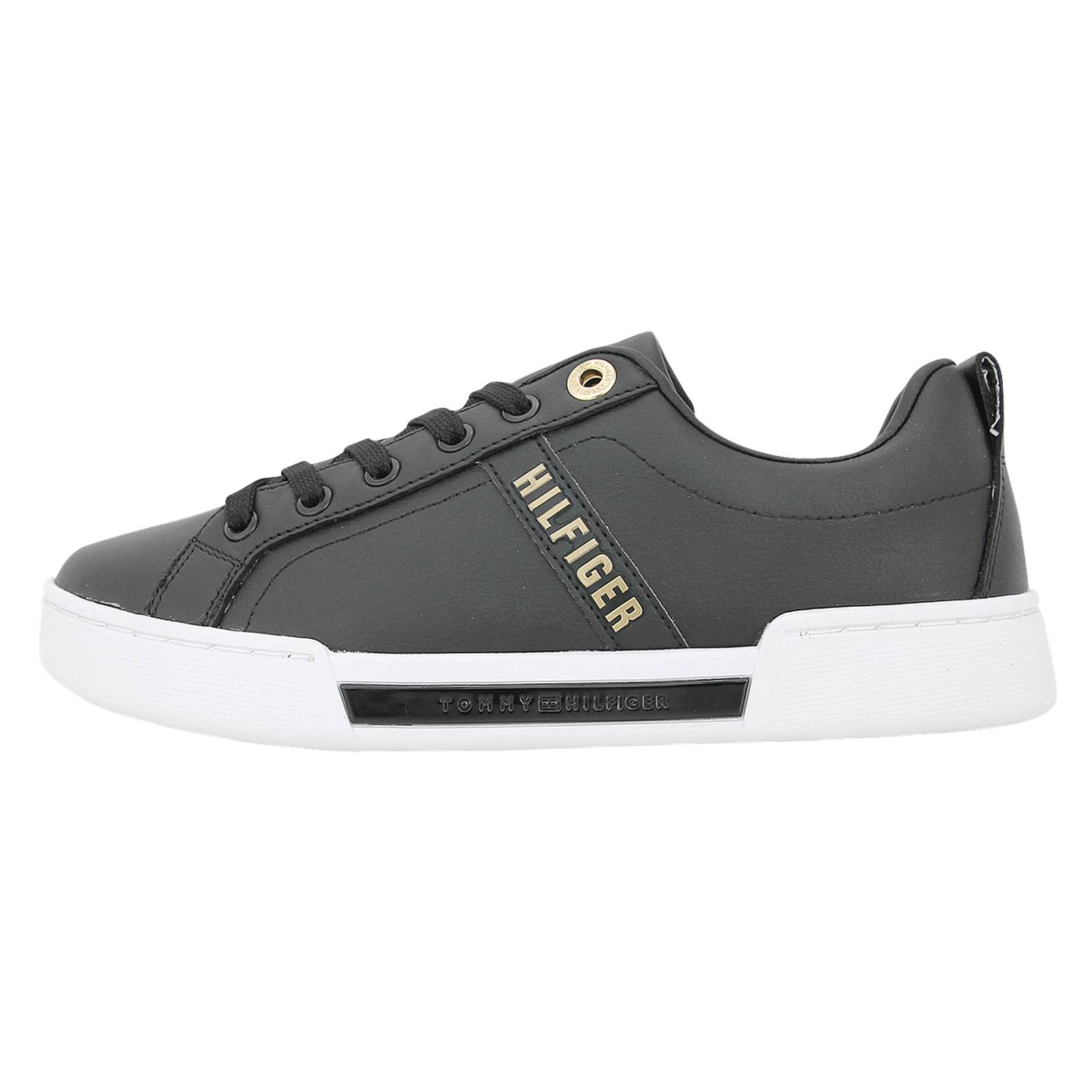 tommy hilfiger branded outsole strappy sneaker