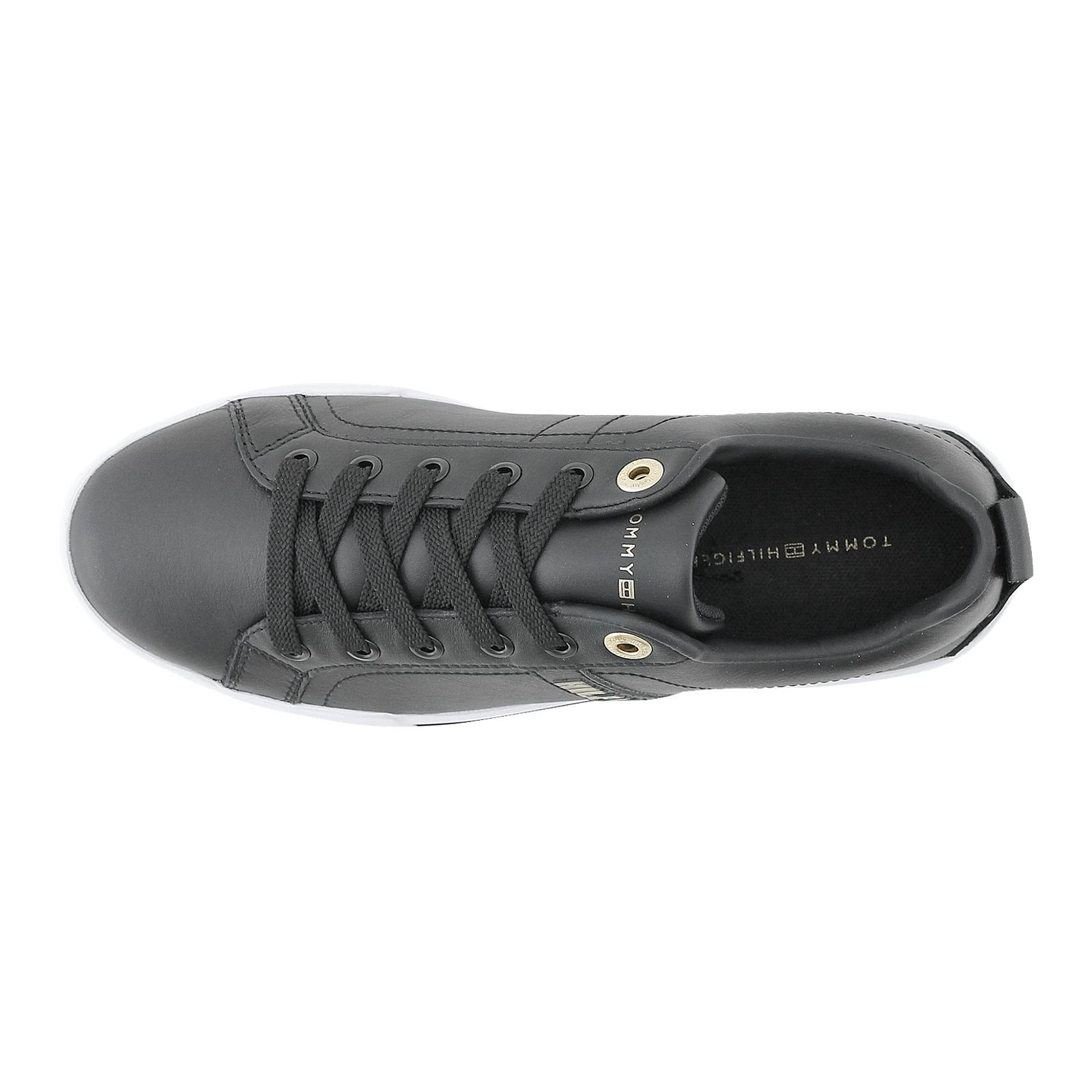 tommy hilfiger branded outsole strappy sneaker