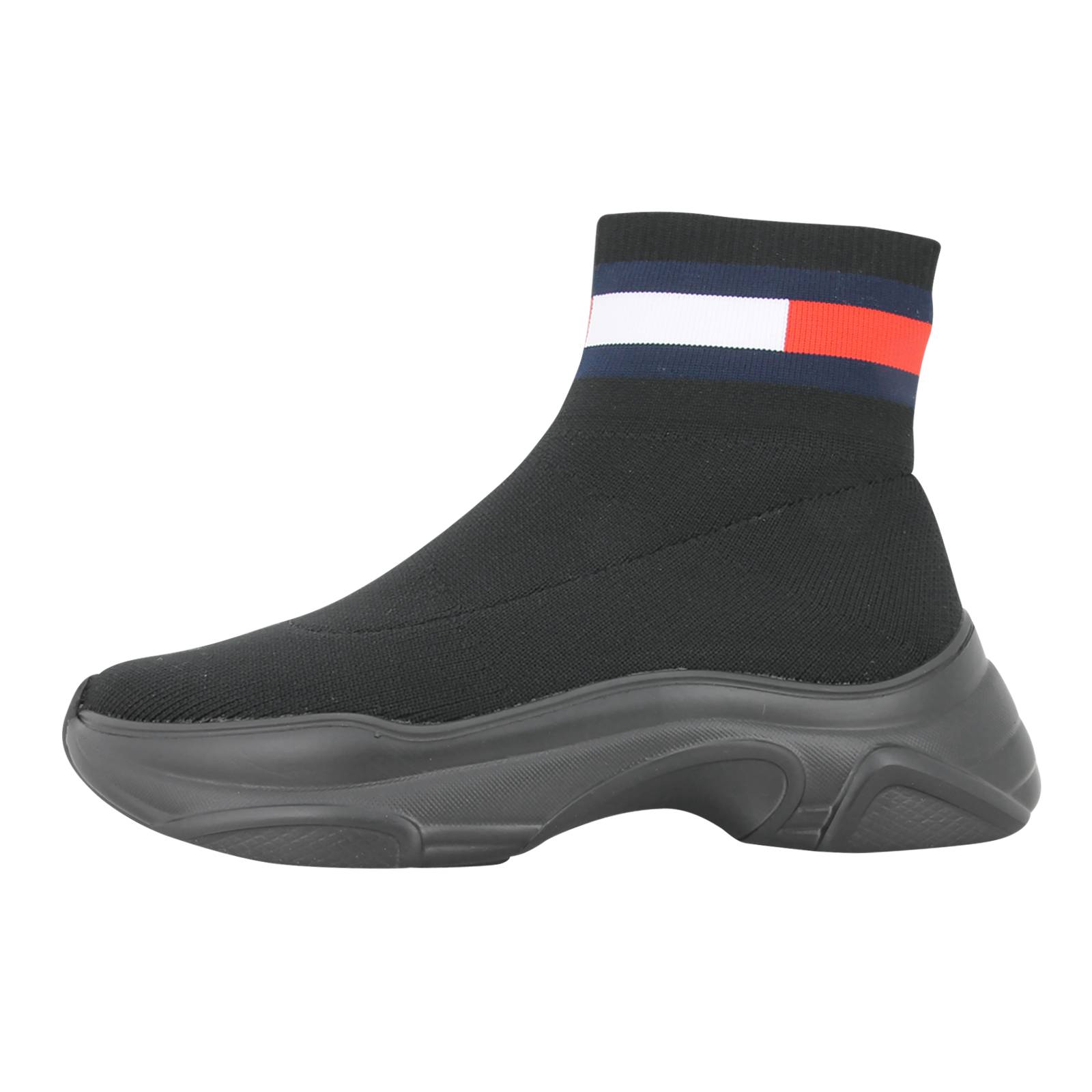 tommy jeans flat sock boot